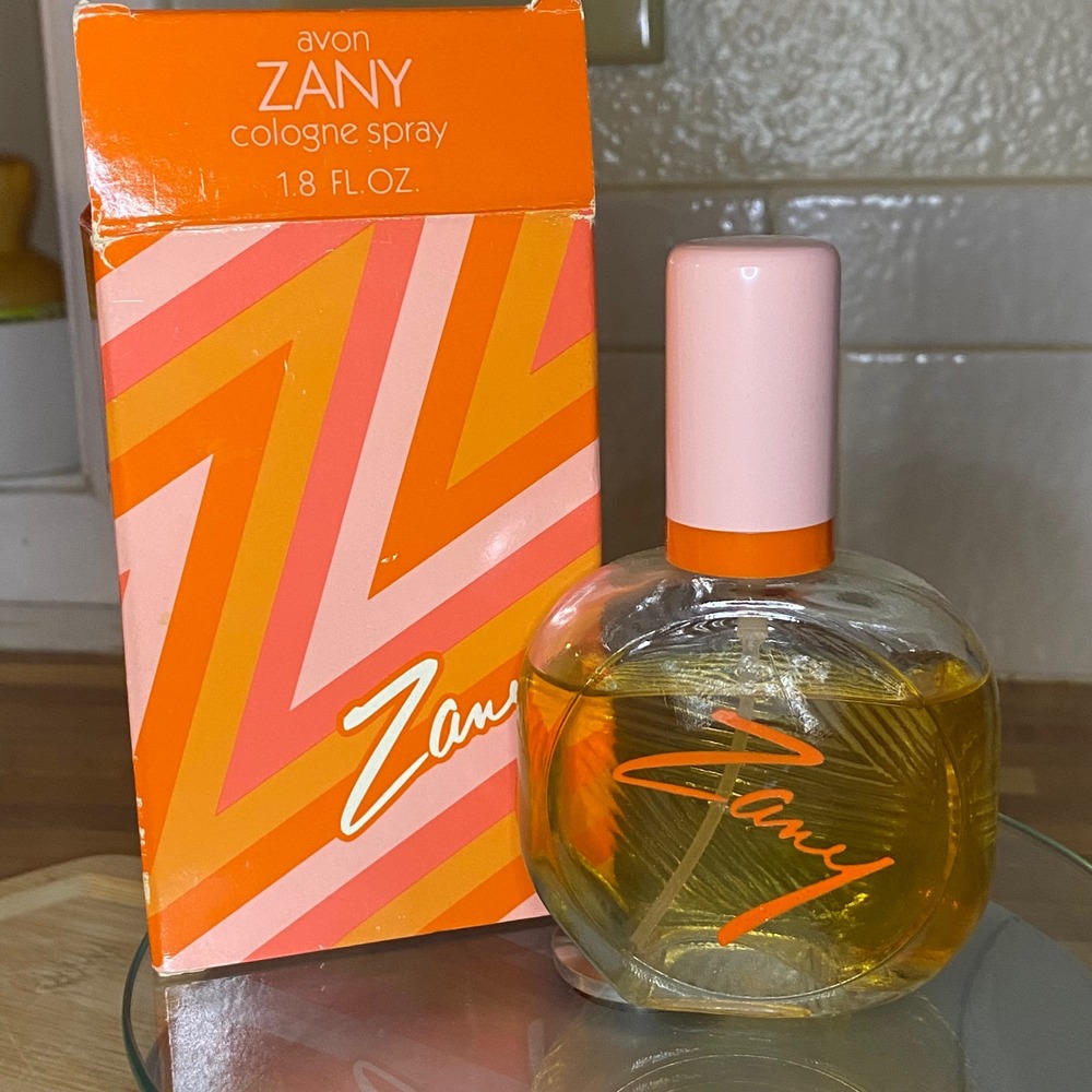 Avon Zany Cologne Spray 1.8 fl oz Vintage 1980s Fragrance with Original Box